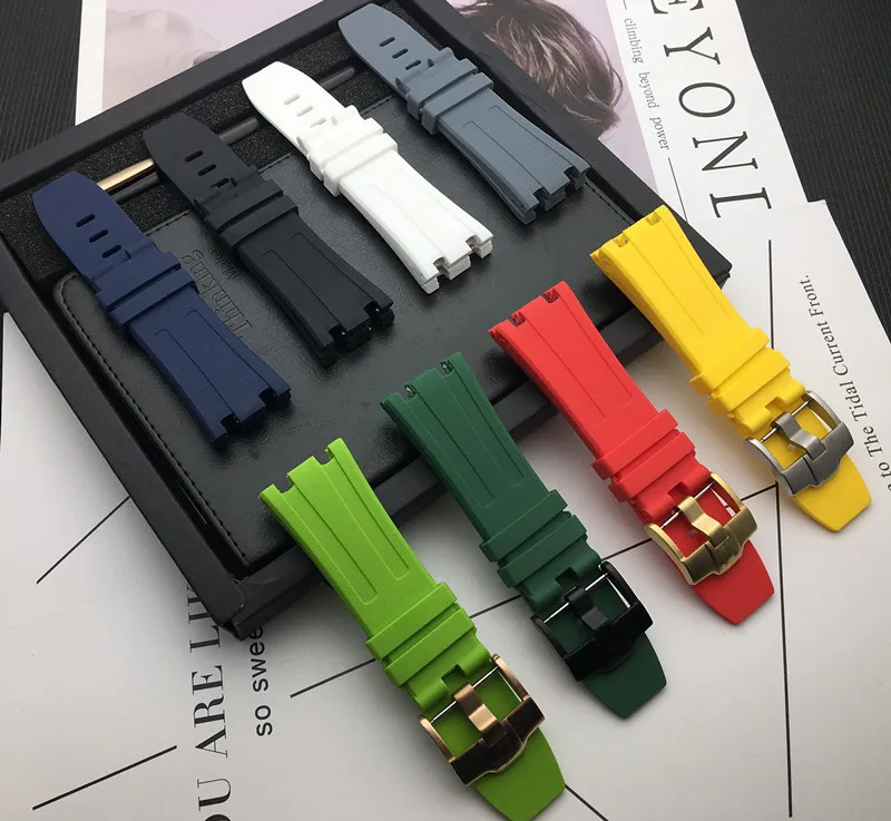 Affordable Good Looking Rubber 25 mm Replacement Watch Band 15732_4_K0014828 main image 0