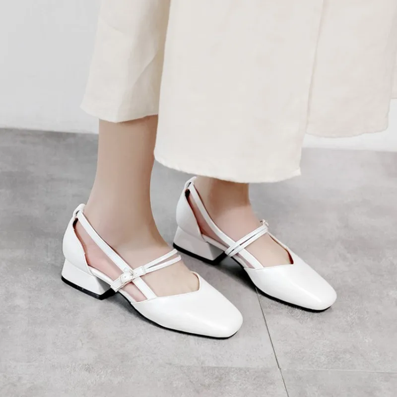 Zapatos De Mujer сандалии гладиаторы женские слипоны на квадратном каблуке Летние
