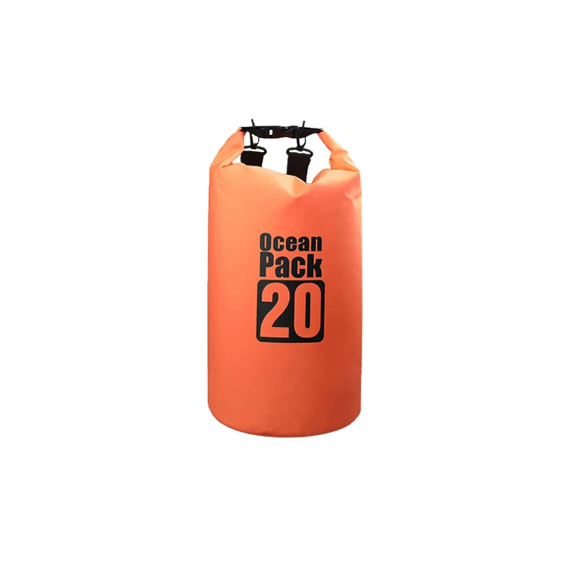 20L Открытый водонепроницаемый треккинг сухой мешок Кемпинг непроницаемый рюкзак плавание пляж велосипед аксессуары сумка для воды Водонепроницаемость - Цвет: Orange