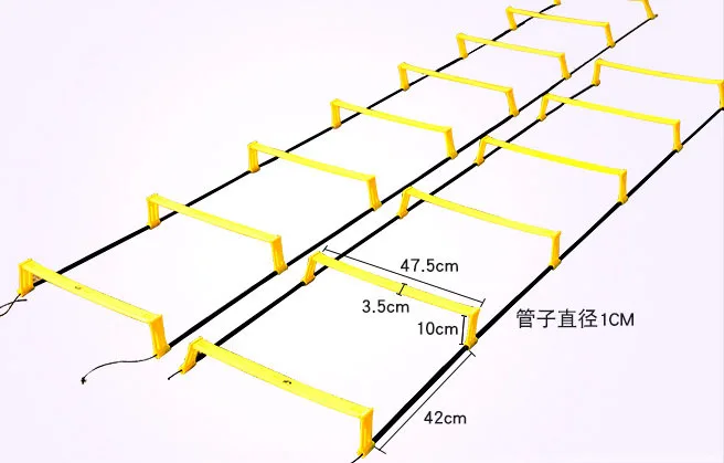 6/8/10/12 ранг футбол тренировочная лестница для Скорость двойного назначения многофункциональный ловкости препятствие энергетическая лестница Футбол учебного оборудования