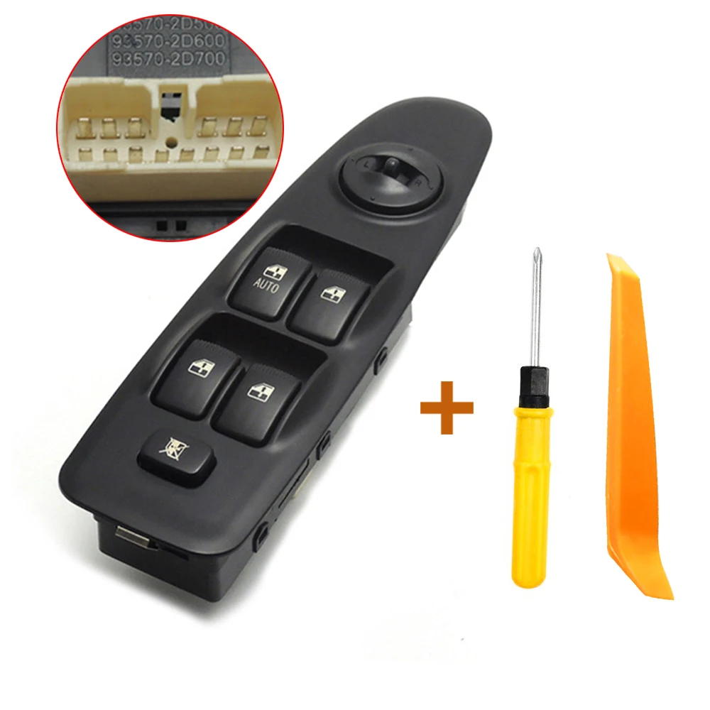 

New Power Window Master Control Switch 93570-2D000 for Hyundai 2001-2006 Elantra 2.0