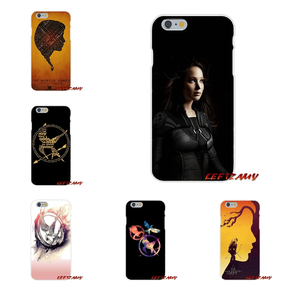 

For Apple iPhone X XR XS MAX 4 4S 5 5S 5C SE 6 6S 7 8 Plus ipod touch 5 6 Silicone Cases The Hunger Games movie Mockingjay bird