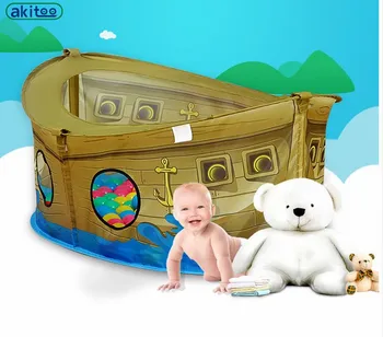 

New arrival akitoo Children's kid Tent Indoor Large Game Pirate Ship Princess Baby Big House Ocean Ball Pool Outdoor garden tent