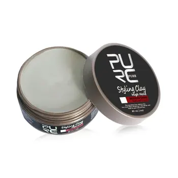 

Hair Styling Wax Natural 80g Clay Long-Lasting Modeling Wax Salon for PURC Hair Modeling Tool