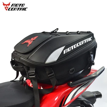 

MOTOCENTRIC Motorcycle Scooter Sport Luggage Rear Seat Rider Tail Bag Helmet Pack Bag Large Capacity Travel Luggage Waterproof