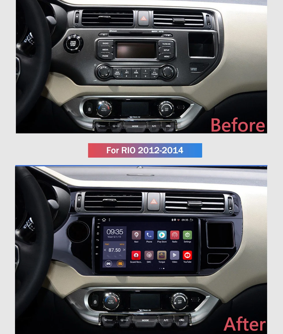Perfect 9 inch 2.5D IPS HD multi-touch screen Android8.1 2G RAM 32G ROM NAVI For Kia RIO/K3 2012-2014 with Bluetooth USB WIFI SWC 1 Perfect 9 inch 2.5D IPS HD multi-touch screen Android8.1 2G RAM 32G ROM NAVI For Kia RIO/K3 2012-2014 with Bluetooth USB WIFI SWC 1