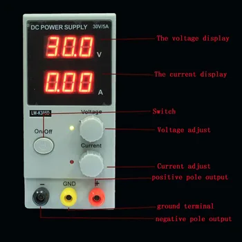 

30V10A Regulated Adjustable DC Power Supply Single Phase LW-K3010D