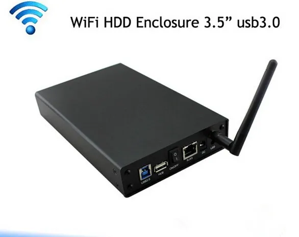 USB3.0 Беспроводной жесткий диск с WI FI HDD 3.5 &quotБеспроводной повторителя хранения