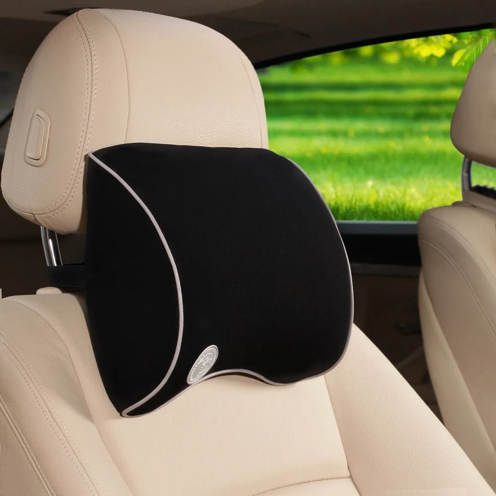 

Universal Use 4 Colors Natrual Memory Foam Headrest Car Headrest Supplies Neck Auto Safety Headrest Seat Supports