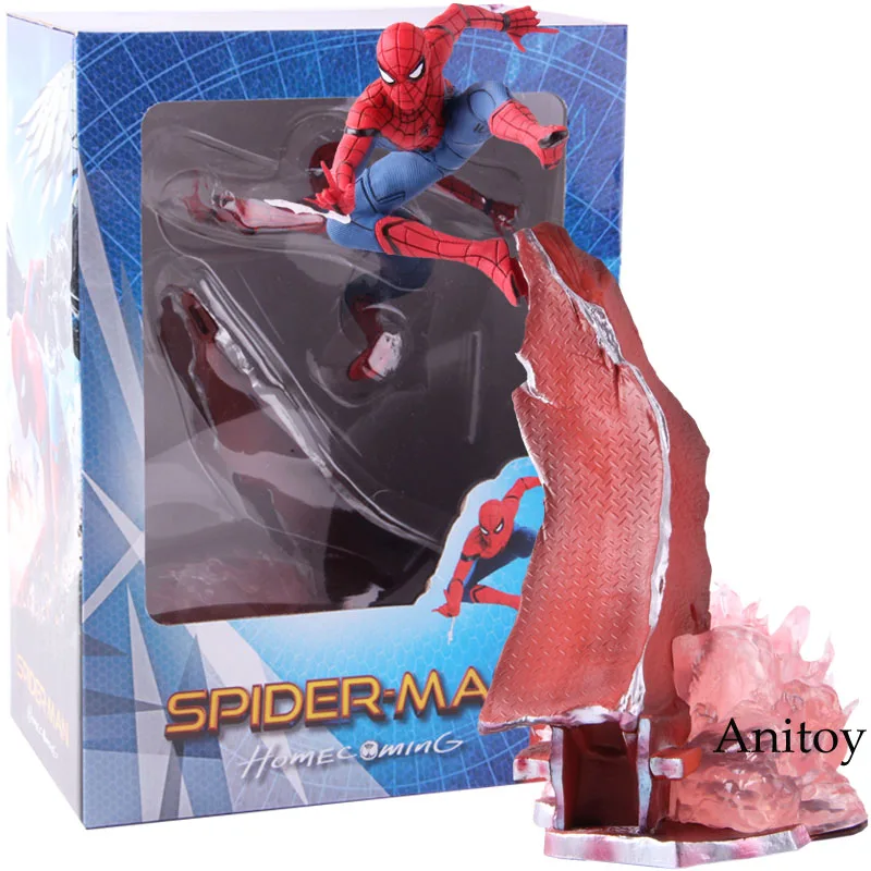 

Marvel Spider-Man Homecoming Spiderman 1/10 Scale PVC Spider Man Statue Figure Collectible Model Toy