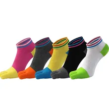 Новинка; kawaii; Хлопковые женские носки с пятью пальцами; Лидер продаж; модные высококачественные носки с пальцами; Повседневные Дышащие носки с пятью пальцами; 5 пар