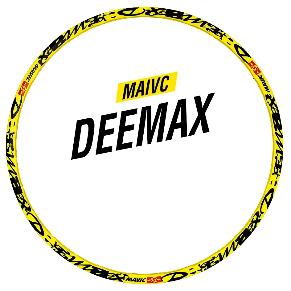 

Two Wheel Set Stickers for MTB MAVIC DEEMAX Water Proof Sticker for Mountain Bike Race Cycling Bicycle Decals