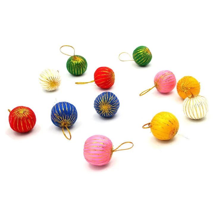 

12Pcs Christmas Balls Baubles Party Xmas Tree Decorations Hanging Ornament Decor Christmas Tree Decroations for home A301031