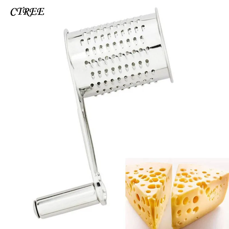 

CTREE Manual Control Stainless Steel Cheese Graters Butter Cut Cheese Planer Slicer Grater Chocolate Kitchen Accessories C503