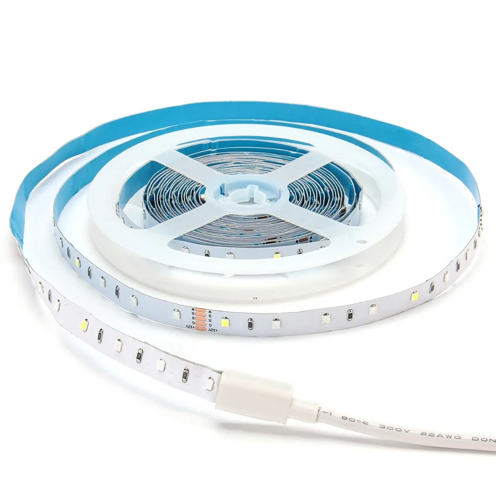 SuperNight 2835 SMD RGB + природа белый Светодиодные ленты фея света 5 M 56 светодиодный s/m DC 12 V гибкие Светодиодная лента для вечерние магазине домашний