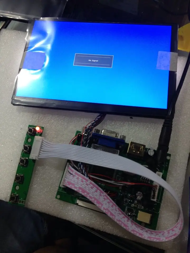 Бесплатная доставка 7 дюймовый ЖК дисплей Raspberry Pi с HDMI VGA AV модуль монитора для Pcduino
