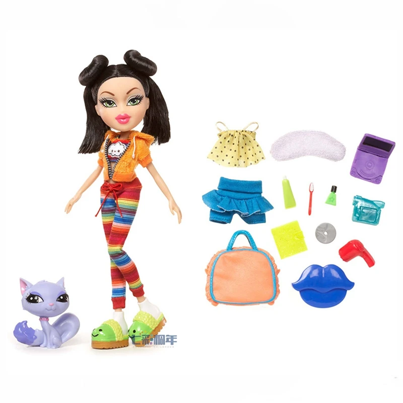 Оригинальная Кукла Bratz для учебы за рубежом красные волосы и красивая