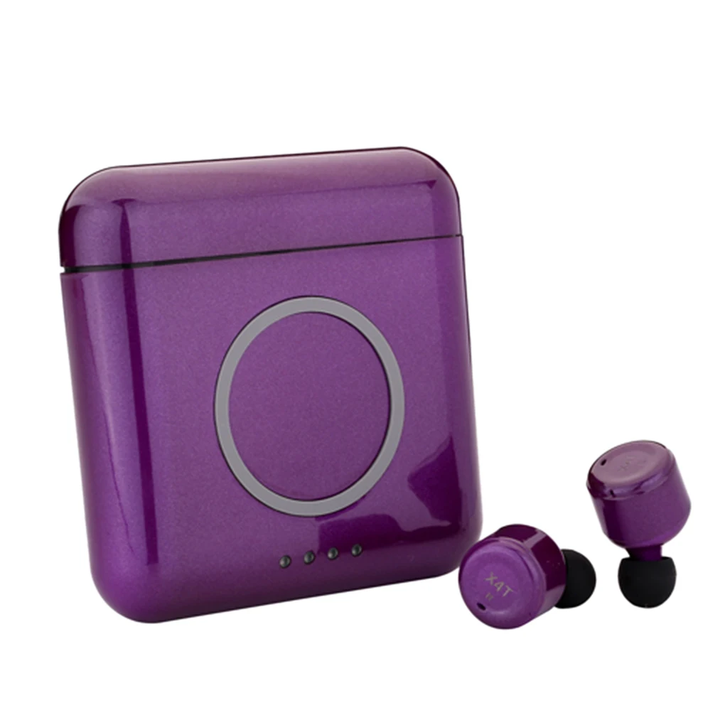 

X4T 5200mAh Power Bank with Mic and Wireless Charging Wireless Bluetooth 4.2 Earphones Sport In Ear Stereo Earbuds