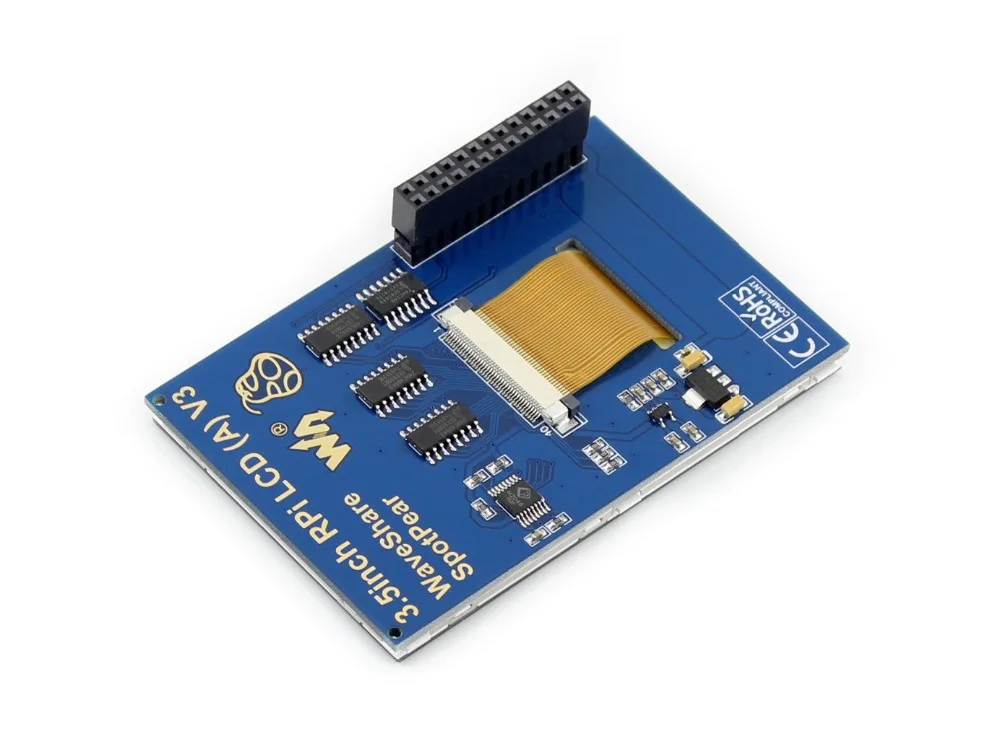 3 5 дюймовая резистивная сенсорная панель с ЖК дисплеем RPi (A) 320*480 TFT интерфейс SPI