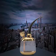 Мини табачная труба фильтр Кальян кальян двойной циркуляции мундштук трубка для курения сорняков дома Accersories