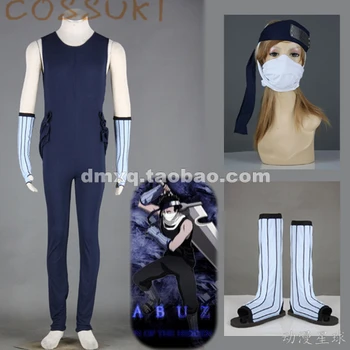 

Free Shipping! Stock! Naruto Momochi Zabuza Full Set Cosplay Costume Suit ,Perfect Custom For you!