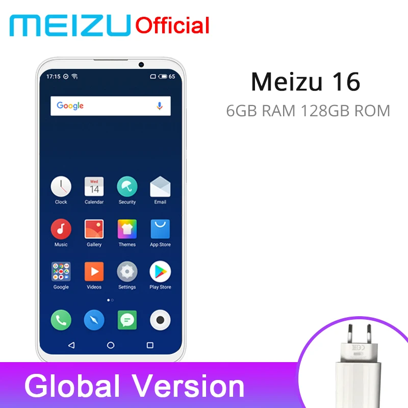 Meizu 16 6GB 128GB Смартфон Snapdragon 710 Восьмиядерный мобильный телефон двойная задняя