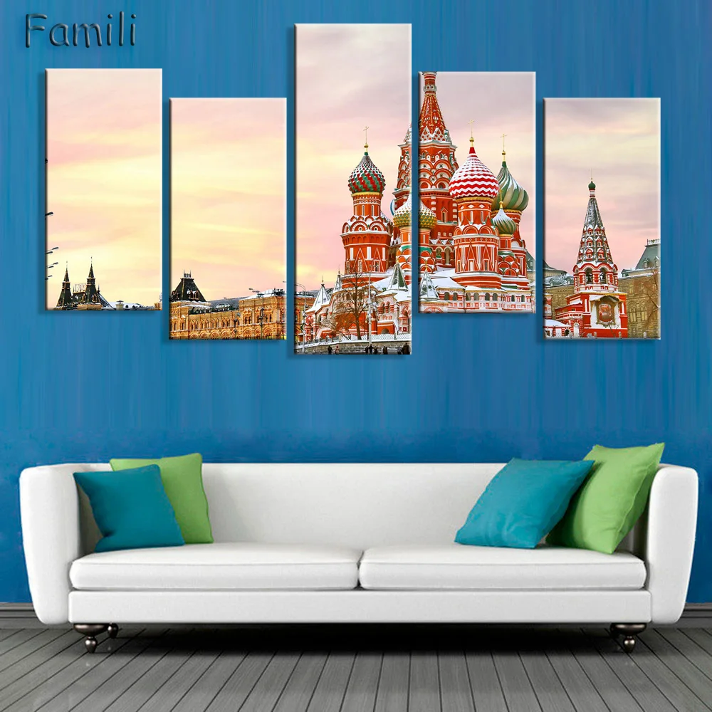 5 Stucke Wohnzimmer Home Wand Moderne Kunst Dekoration Stoff Poster St Petersburg Russland Russisch Stadt Landschaft Fluss Abend Lichter Fabric Posters Modern Artst Petersburg Aliexpress