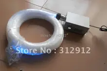 RGB 400 шт. 0.75 ММ * 5 м оптическое волокно комплект с кристально конечного прибора; бордовый двигатель: LLE-003; с дистанционным