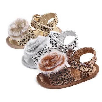 

2019 Fashion Leopard Baby Girls Summer Infant Toddler Shoes First Walkers