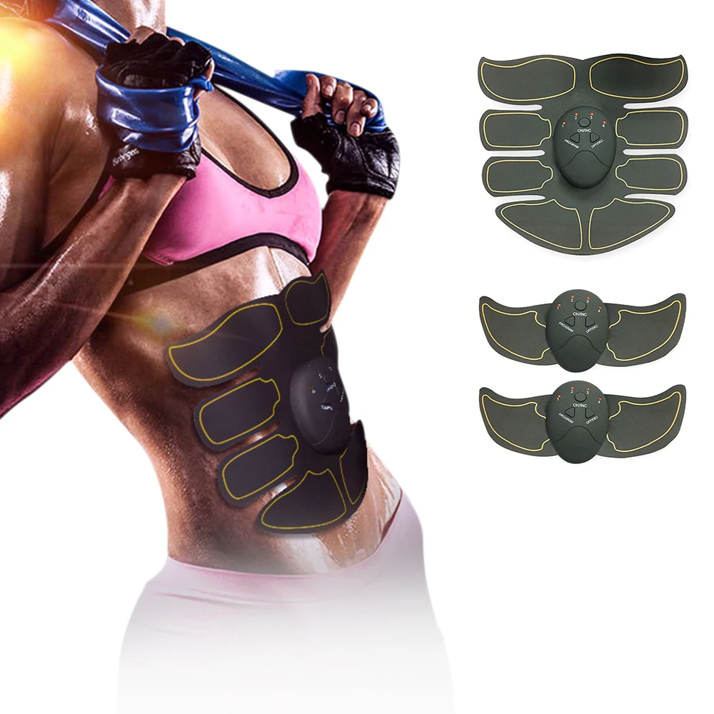 Muscle Stimulator Body Slimming Shaper Machine Abdominal Muscle Arm Exerciser Training Slimming Body Building Fitness Equipment
