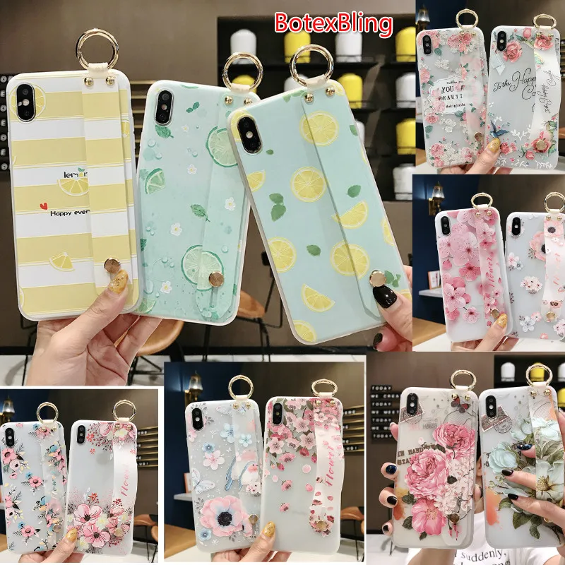 

Wrist Strap Hand Band Case For xiaomi 9 8 5X 6X mi9 mi8 Finger Ring Soft Cover For redmi note7 note6 note 5 5A 4x Stand Coque