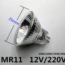 4 шт./лот галогенные прожекторы MR11 12 v 10 w 20 W 35 W 50 W галогенные 12 V MR11 20 W MR11 12 V 35 W MR11 12 V 50 W