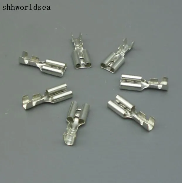 

shhworldsea 2000PCS 4.8mm female ternimal Crimp Terminal Spade Connector