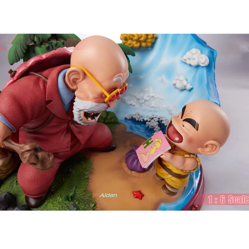 1" Dragon Ball статуя черепаха фея дом бюст Сон Гоку полный Длина портрет Kulilin сцены серии анимационная фигурка GK 30 см B778