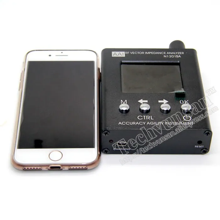 Tanie 137.5 MHz 2.7 GHz N1201SA analizator antenowy miernik Tester angielski Verison UV RF wektor impedancja ANT miernik swr 137.5 MHz 2.7 GHz