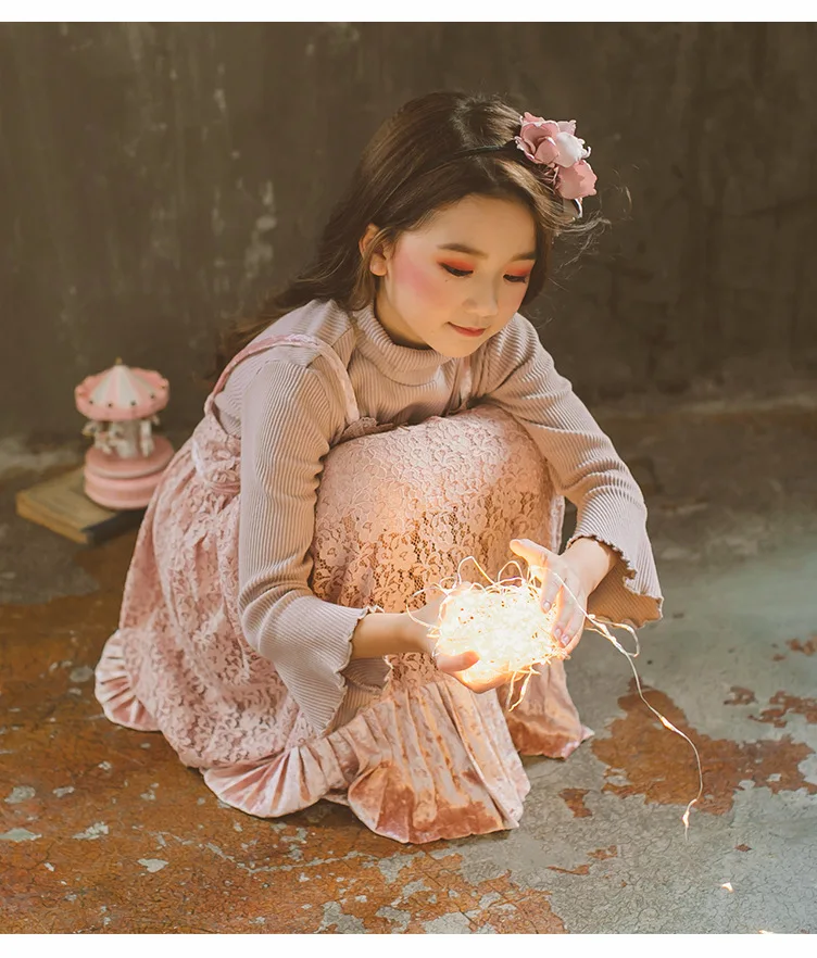 lace teenage girl party dress baby pink summer spring 2018 sleeveless elegant kids dresses for girls princess sundress clothing (10)