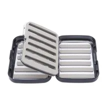 Утолщенный водонепроницаемый крючок для приманки и крепкий крючок для ловли нахлыстом, коробки для рыболовных снастей, чехол для ловли нахлыстом с прорезью из пенопласта, рыболовная приманка