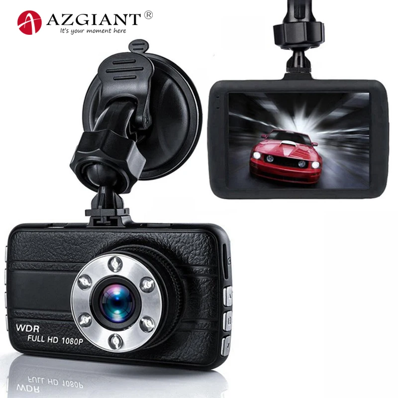 AZGIANT 3.0'' 170 Degree Wide View Angle 1080P Full HD Extreme Lens WDR Dash Camera Dvrs Video Recorder Seamless loop recording |