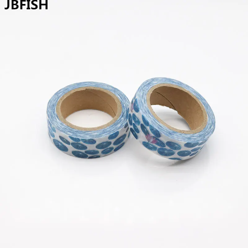 JBFISH 1 5 см x 10 м разделительные наклейки в виде листьев лотоса клейкая бумага для