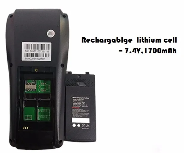 Беспроводной Автономный портативный POS терминал с портативным размером|portable pos