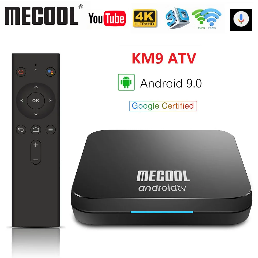 KM9 PRO S905X2 Android 9 0 ТВ бокс 4 Гб DDR4 32 ГБ/64 ГБ 2 г/5 г WiFi BT Голосовое управление смарт