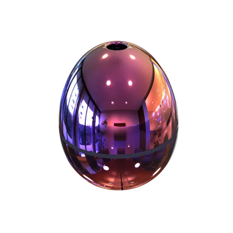 Upgraded USB Portable Mini Mute Egg Humidifier with LED Light Touch Switch Suitable for home car interiors - Название цвета: C