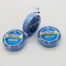 10 рулонов 3 ярдов синий кружевной передний поддерживающий скотч двухсторонний волос лента для парика парики наращивание волос