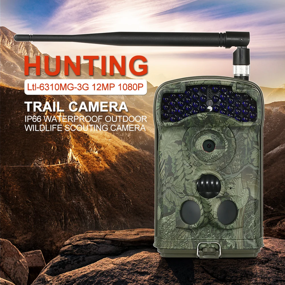IP66 Waterproof Hunting Camera 12MP 1080P SMS /MMS 3G Trail Camera Outdoor Wildlife Scouting