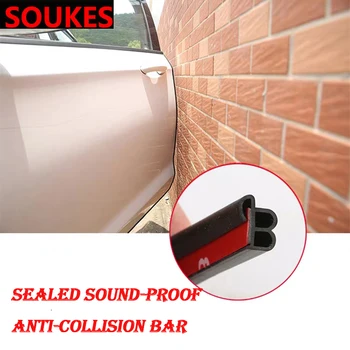 

5M Carbon Car Door Seal Soundproof Strip Sticker For Audi A3 A6 C5 C6 VW Polo Toyota Corolla Renault Dacia Duster Lada Vesta