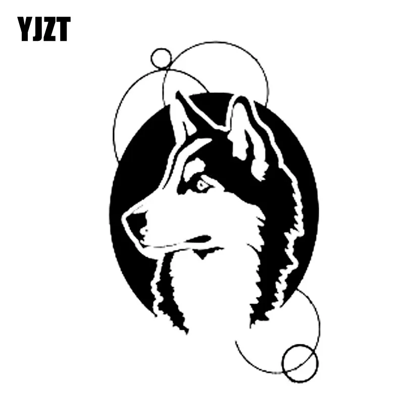 YJZT 8 1 см * 13 Хаски Malamute собака виниловая Автомобильная наклейка наклейки
