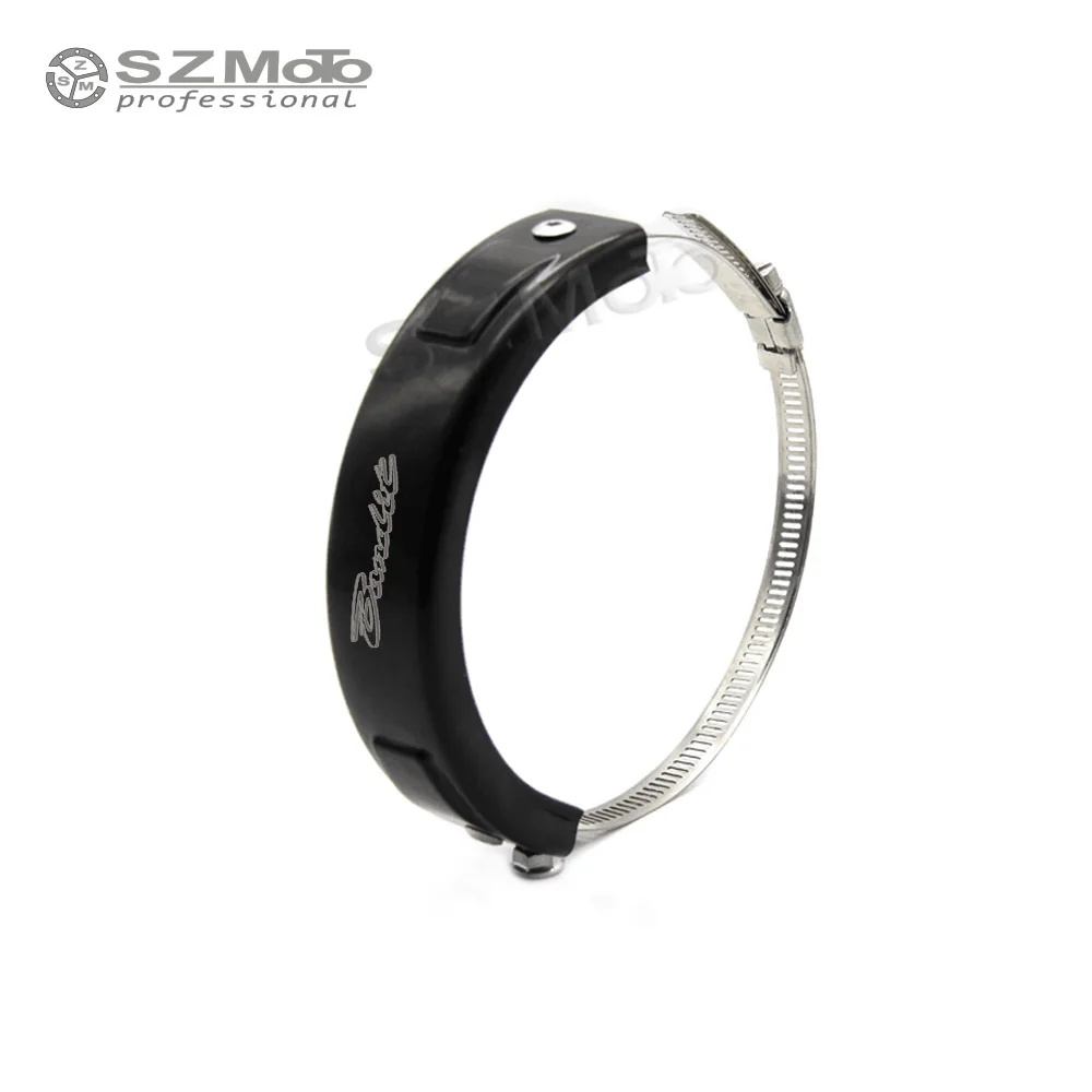 

For SUZUKI GSF 400 600S Y-K4 BANDIT Silencer Round Oval Exhaust Protector Can Cover Motorcycle 100MM-140MM silicone Protect LOGO
