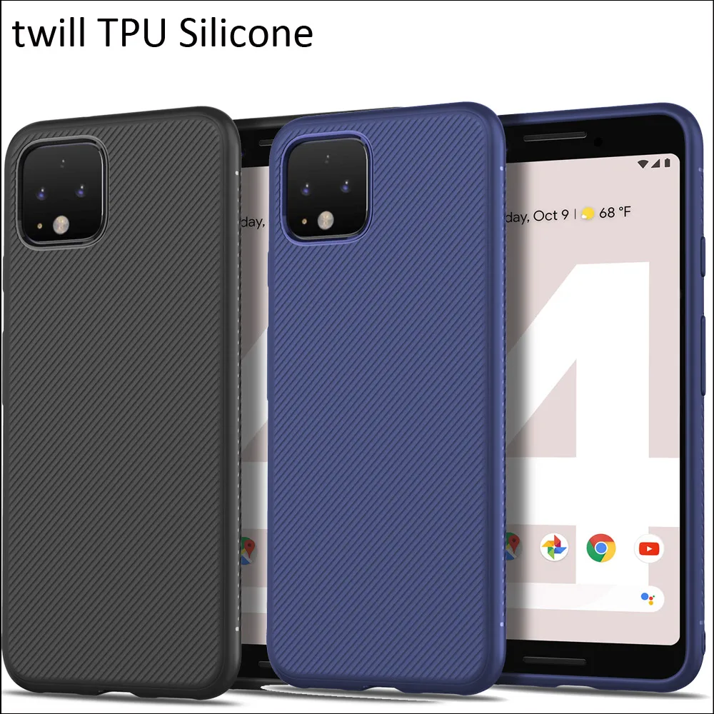 GKK саржевого переплетения твил чехол для Google Pixel 4 XL 3a XL матовый, мягкий, из ТПУ силиконовый чехол