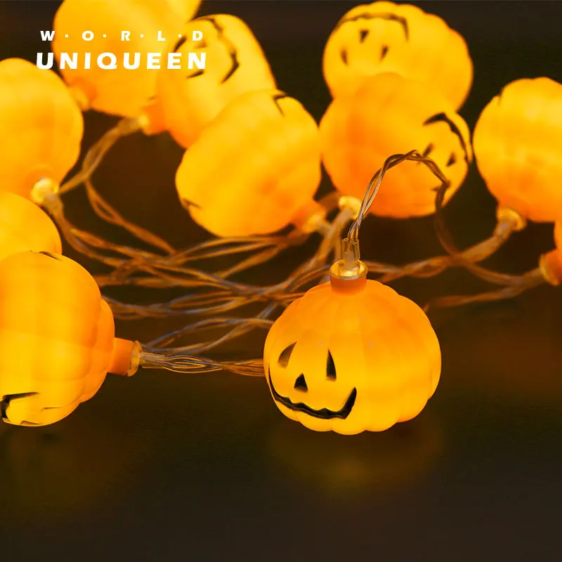 

warm lovely 3D pumpkin string light, AA battery power, 20 pcs/ set, for Christmas tree decoration