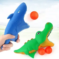 Новый Родитель-ребенок взаимодействия Мультфильм Акула дельфины катапульты мяч Старт мяч прыгающий мяч оптовая продажа